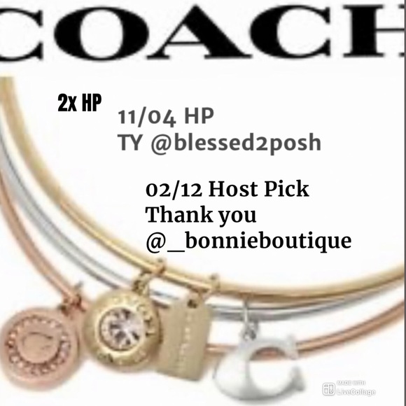 02/12&11/4 HP 🥳NWT Coach 3 bangle bracelet Small - Picture 1 of 8